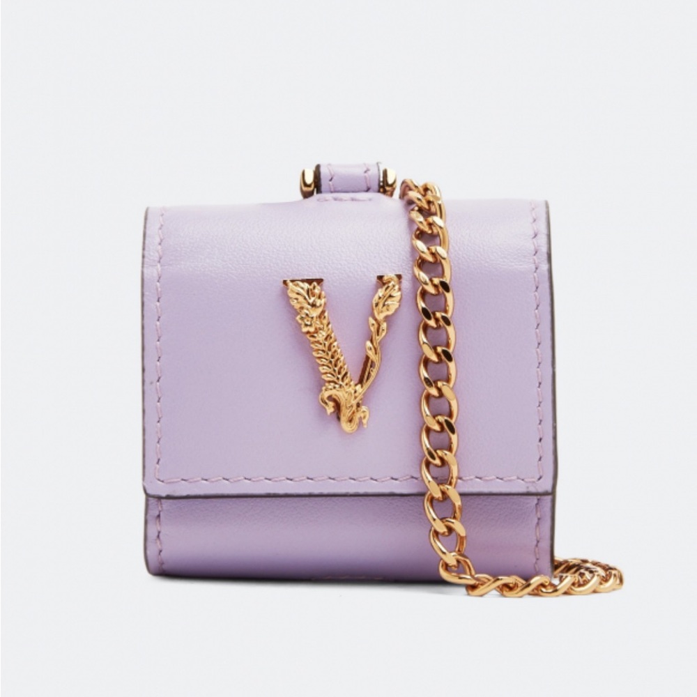 Authentic Versace Purple Virtus Airpod Case
